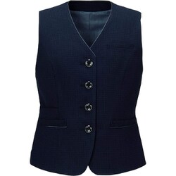 ベスト（レディス用） 7号 ブラックチェック EAV851-610