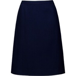 フレアスカート 17号 ネイビーチェック EAS853-62