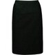 セミタイトスカート 13号 ブラック EAS857-10