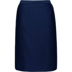 セミタイトスカート 13号 ネイビー EAS862-52