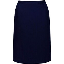 セミタイトスカート 13号 ネイビー EAS867-52