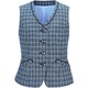チェックベスト（レディス用） 5号 ネイビーチェック EAV870-62