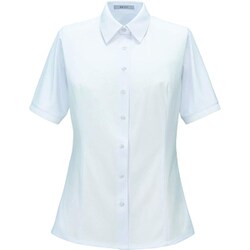 半袖シャツブラウス 5号 ホワイト ESB873-11