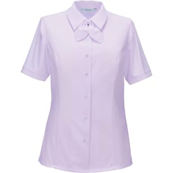 半袖リボンブラウス 15号 ピンク ESB874-9