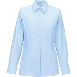 長袖シャツブラウス 5号 サックス EWB875-56