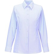 長袖シャツブラウス 15号 パープル EWB875-57