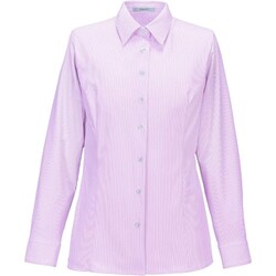 長袖シャツブラウス 15号 ピンク EWB875-59