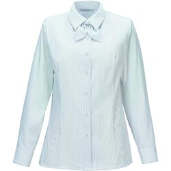 長袖リボンブラウス 9号 グレー EWB876-55