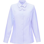 長袖リボンブラウス 17号 パープル EWB876-57