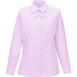 長袖リボンブラウス 9号 ピンク EWB876-59