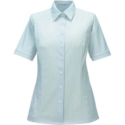 半袖シャツブラウス 17号 グレー ESB877-55