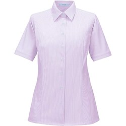 半袖シャツブラウス 11号 ピンク ESB877-59