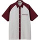 半袖シャツ（男女兼用） S ワイン CSY010-1