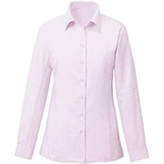 長袖シャツブラウス 17号 ピンク EWB385-9