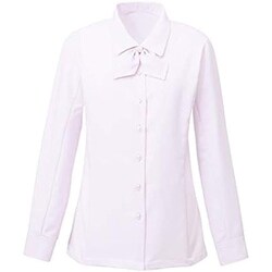 長袖リボン付きブラウス 5号 ピンク EWB386-9