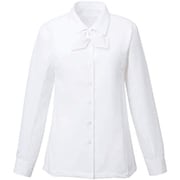 長袖リボン付きブラウス 5号 ホワイト EWB386-11