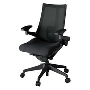 Act2(アクト2) メッシュバック 4D可動肘 ランバーサポート付 ベース/ブラック 張地/ブラック 樹脂脚 ナイロンキャスター 受注生産品 KJ-457JV-T1T1