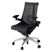 Act2(アクト2) エラストマ―バック 4D可動肘 ランバーサポート付 ベース/ブラック 張地/ブラック アルミ脚 ウレタンキャスター 受注生産品 KJ427PS-MZTT1T1