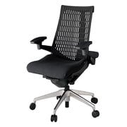 Act2(アクト2) エラストマ―バック 4D可動肘付 ベース/ブラック 張地/ブラック アルミ脚 ウレタンキャスター 受注生産品 KJ447PS-MZTT1T1