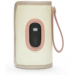 哺乳びんウォーマー IV×PK（アイボリー×ピンク）