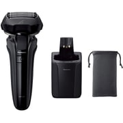 メンズシェーバー LAMDASH(ラムダッシュ) 5枚刃 ハイグレードモデル 全自動洗浄充電器 充電式 ブラック ES-LVHX-K