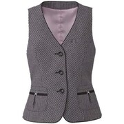 ベスト（レディス用） 13号 ブラックピンクチェック EAV531