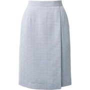 タイトスカート 19号 サックスボーダー ESS779