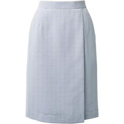 タイトスカート 21号 サックスボーダー ESS779