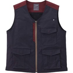 ベスト L ネイビー CAH167