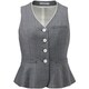 ベスト（レディス用） 17号 グレー ESV705-5