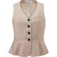 ベスト（レディス用） 5号 ベージュ ESV705-8