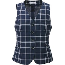 ベスト（レディス用） 5号 ネイビーチェック ESV707-62