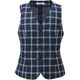ベスト（レディス用） 7号 ネイビーチェック ESV707-62