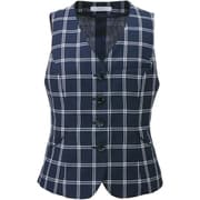 ベスト（レディス用） 15号 ネイビーチェック ESV707-62