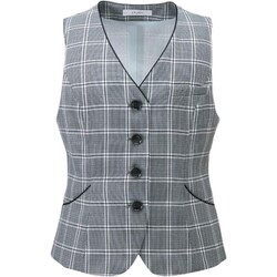 ベスト（レディス用） 11号 グレーチェック ESV707-65