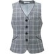 ベスト（レディス用） 13号 グレーチェック ESV707-65