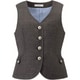ベスト（レディス用） 11号 チャコールグレー EAV719-65