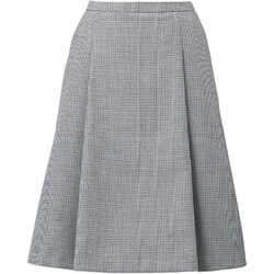 タックフレアスカート 5号 ライトグレー EAS721-625