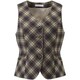 ベスト（レディス用） 9号 ベージュチェック EAV722-68