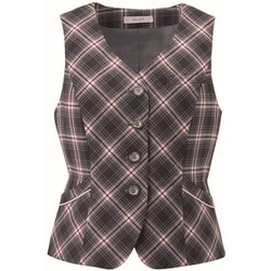 ベスト（レディス用） 11号 ピンクチェック EAV722-69