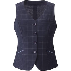 ベスト（レディス用） 11号 ネイビーチェック ESV740-62