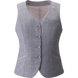 ベスト（レディス用） 5号 グレーチェック ESV740-65