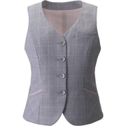 ベスト(レディス用) 13号 グレーチェック ESV740-65