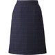 Aラインスカート 11号 ネイビーチェック ESS741-62