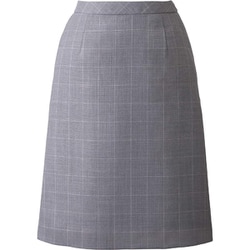 Aラインスカート 5号 グレーチェック ESS741-65
