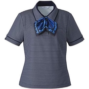 リボンポロ（レディス用） L ネイビー ESP557-2