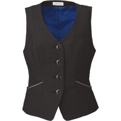 ベスト（レディス用） 5号 ブラック EAV582-10