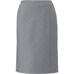 セミタイトスカート 13号 グレー EAS583-5