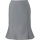 マーメイドラインスカート 7号 グレー EAS584-5