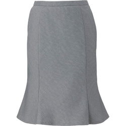 マーメイドラインスカート 17号 グレー EAS584-5